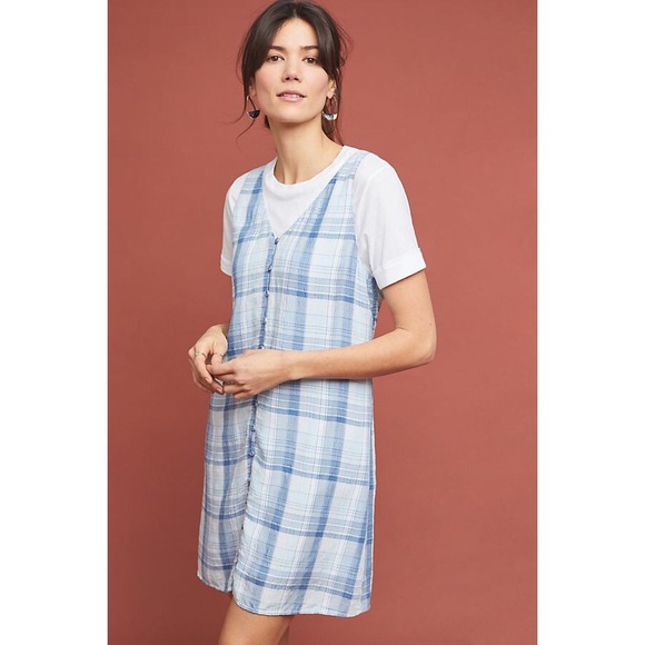 blue plaid dresses